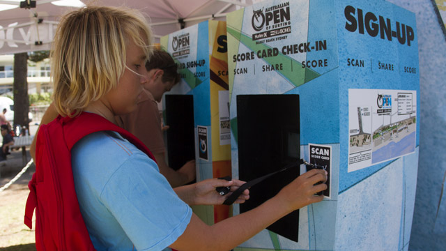 Australian Open of Surfing Score Card 2012